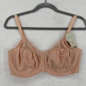 Parfait Cameo Rose Unlined Underwire Bra P60923 Lace‎ Bow Detail 34G